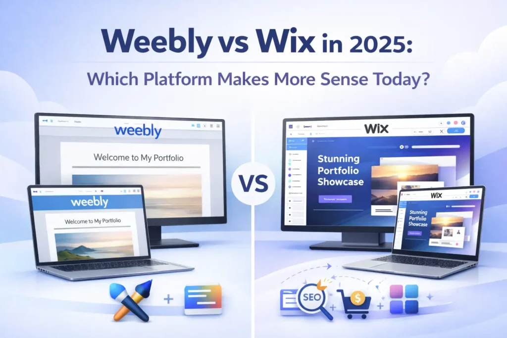 Weebly vs Wix in 2025: Which Platform Makes More Sense Today? weebly vs wix