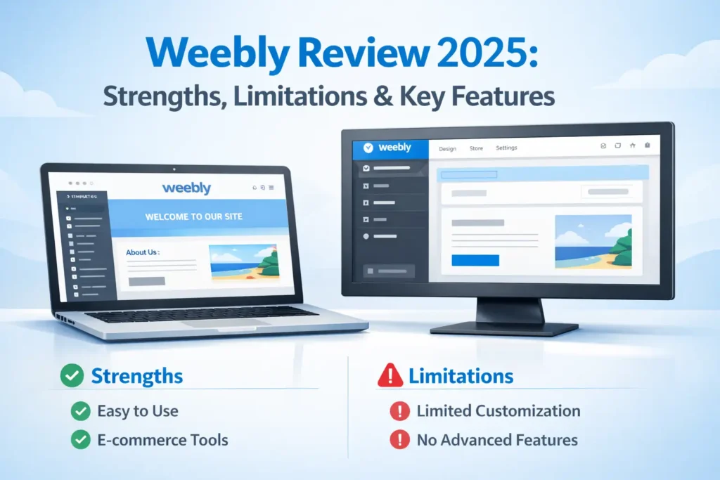 Weebly Review 2025: Strengths, Limitations and Key Features weebly review